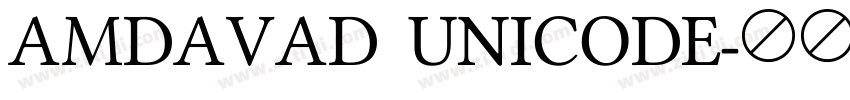 AMDAVAD UNICODE字体转换